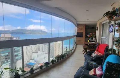 Andar auto com vista para o mar no bairro do embaré com lazer total