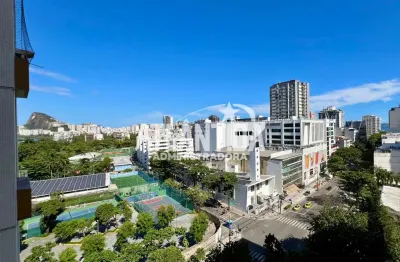 Leblon – rua afrânio de melo franco | andar alto com vista parcial para o mar