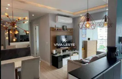 Apartamento com 2 dormitórios, 57 m² - venda por r$ 610.000,00 ou aluguel por r$ 4.730,00/mês - vila prudente - são paulo/sp