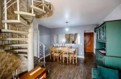 Cobertura com 3 dormitórios à venda, 250 m² por r$ 764.000,00 - chácara seis de outubro - são paulo/sp