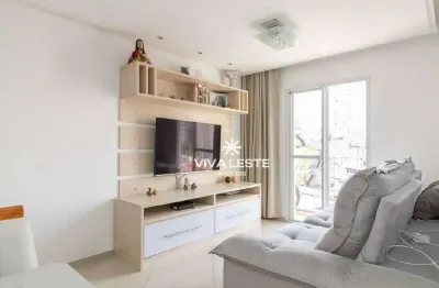 Apartamento com 3 dormitórios à venda, 68 m² por r$ 425.000,00 - vila araguaia - são paulo/sp