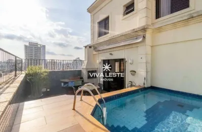 Cobertura duplex com 3 suítes à venda, 158 m² por r$ 1.470.000 - tatuapé - são paulo/sp