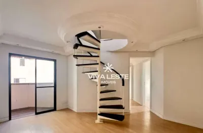 Cobertura duplex com 3 dormitórios à venda, 140m² por r$ 1.000.000 - vila carrão - são paulo/sp