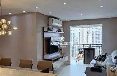 Apartamento com 3 dormitórios à venda, 75 m² por r$ 1.250.000,00 - vila regente feijó - são paulo/sp