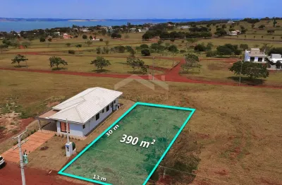 Lote 390m² r$ 50k riviera iv | próximo portaria e 1.3km represa | vista para casa de 2 pavimentos