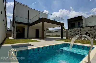 Casa decorada completa de alto padrão em villagio, ótima localização