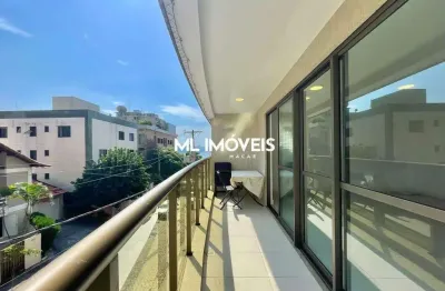 Apartamento para aluguel, 3 quartos, 3 suítes, praia do pecado - macaé/rj