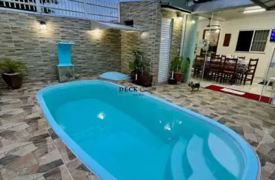 Sobrado em matinhos à 70m da praia com 130m², 3 dormitórios ( sendo 1 suíte ) e 2 vagas - balneário junara - matinho - pr
