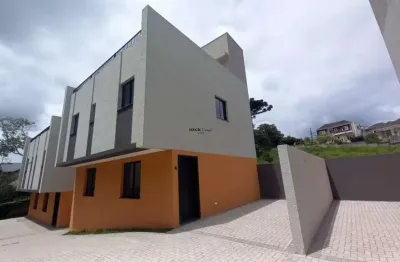 Sobrado em condomínio no bairro abranches com 122m², 3 dormitórios ( sendo 1 suíte ) e 2 vagas - abranches - curitiba - pr