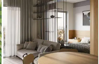 Lançamento! more ou invista em studios ideal para airbnb, próximo ao shopping mueller , com plantas de 27 a 41m²  à venda no centro de curitiba - pr