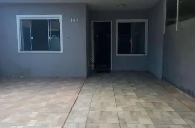 Casa em fazenda rio grande com 53m², 3 dormitórios e 1 vaga - fazenda rio grande - pr