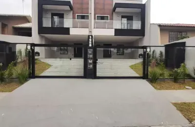 Sobrado novo em são josé dos pinhais com 192m², 3 dormitórios ( sendo 3 suítes ) e 2 vagas - são josé dos pinhais - pr