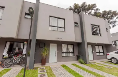 Sobrado em condomínio no santa cândida com 104m², 2 dormitórios ( sendo 1 suíte ) e 2 vagas - santa cândida - curitiba - pr