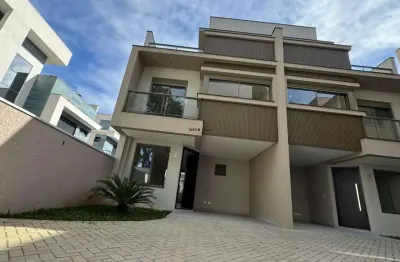 Sobrado em condomínio fechado completamente mobiliado com móveis planejados no bairro bacacheri com 146m², 3 dormitórios ( sendo 1 suíte ) e 1 vaga - bacacheri - curitiba - pr