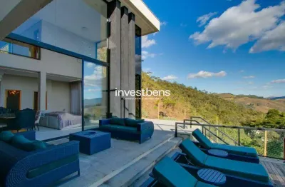 Casa com 584,00m², 4 suítes à venda no condomínio mirante da mata em nova lima