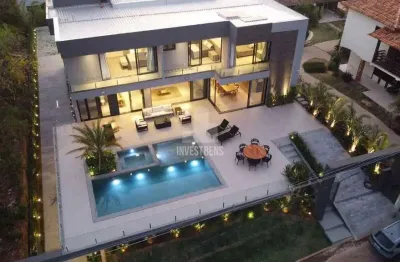 Casa mobiliada com 8 suítes à venda em escarpas do lago - capitólio - mg