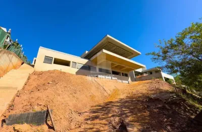 Casa em construção com 4 suítes à venda no condomínio vale dos cristais - nova lima