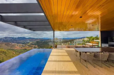 Casa com 4 suítes, mobiliada à venda no condomínio vila alpina - nova lima