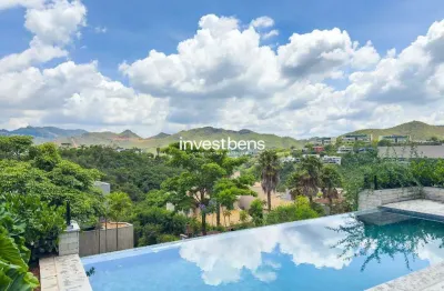 Casa com 5 suítes , 585 m² à venda no condomínio vale dos cristais em nova lima