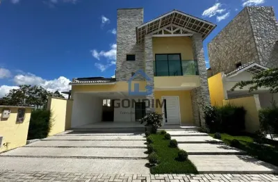 Casa em condomínio fechado com 3 quartos à venda na rua joão de castro, 1343, jacundá, aquiraz por r$ 1.400.000