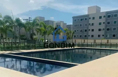 Apartamento com 2 quartos à venda na alameda verde, 280, coacu, eusébio por r$ 195.000