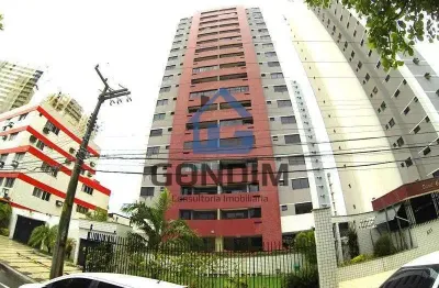 Apartamento com 3 quartos à venda na avenida heraclito graça, 421, centro, fortaleza por r$ 430.000