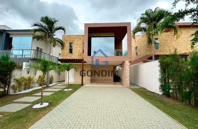 Casa em condomínio fechado com 5 quartos à venda na avenida atlântic, 1, cidade alpha, eusébio por r$ 1.300.000