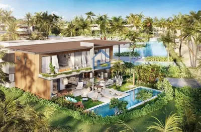 Casa em condomínio fechado com 4 quartos à venda na avenida litorânea, 1, porto das dunas, aquiraz por r$ 2.470.000