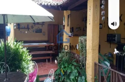 Casa em condomínio fechado com 4 quartos à venda na rua barba alardo, 4, serrinha, fortaleza por r$ 595.000