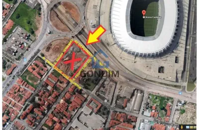 Terreno em condomínio fechado à venda na avenida deputado paulino rocha, 5180, castelão, fortaleza por r$ 9.000.000