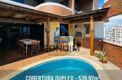 Cobertura com 5 quartos à venda na rua silva jatahy, 220, meireles, fortaleza por r$ 4.300.000