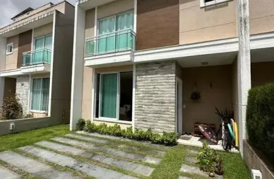 Casa em condomínio fechado com 3 quartos à venda na estrada do fio, 2570, encantada, eusébio por r$ 560.000