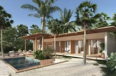 Casa em condomínio fechado com 3 quartos à venda na loteamento praia canoe, 16, canto da barra, fortim por r$ 2.485.000