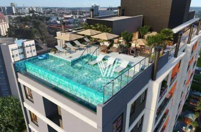 Door 7710 | 2 dorm | suíte | vaga | 55 m² priv | portão - curitiba/pr