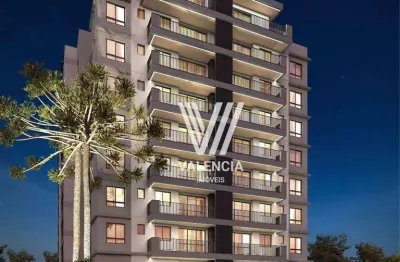 Ares juvevê | 2 dorm | suíte | vaga | 55 m² priv | centro - curitiba/pr