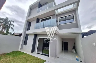Sobrado de rua | 3 dorms | 2 vagas | 160m² | pinheirinho - curitiba/pr