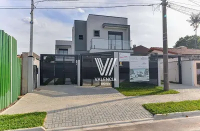 Sobrado de rua | 3 dorms | 2 vagas | 95m² | uberaba - curitiba/pr