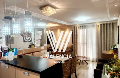 Apartamento semi-mobiliado | sacada com churrasqueira | 1 suite | 1 vaga | 123m² | guaíra - curitiba/pr