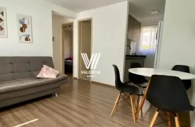 Apartamento semi-mobiliado | 2 dormitórios | 1 vagas | 40m² | santa candida- curitiba/pr