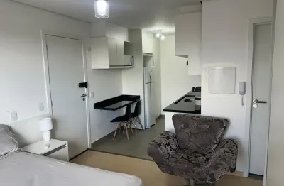 Studio-Mobiliado | 1 Quartos | 1 Vaga | 28m² Priv | Cristo Rei - Curitiba/PR