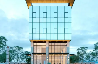 2º pavimento sala comercial com sacada e vista privilegiada