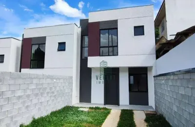 Sobrado com 3 dormitórios à venda, 73 m² por r$ 469.000,00 - abranches - curitiba/pr