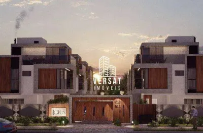 Sobrado com 3 suítes à venda, 160 m² por r$ 1.500.000 - portão - curitiba/pr