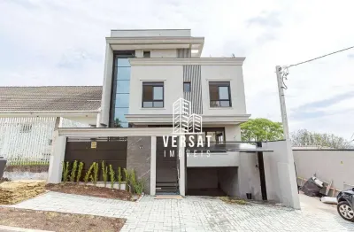 Sobrado com 3 suítes à venda, 241 m² por r$ 1.290.000 - uberaba - curitiba/pr