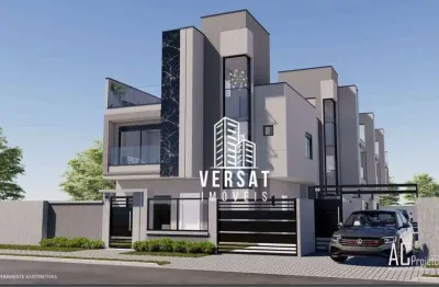 Sobrado com 3 dormitórios à venda, 127 m² por r$ 898.000 - capão raso - curitiba/pr