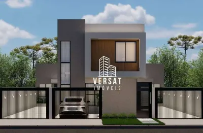 Sobrado com 2 suítes à venda, 74 m² por r$ 530.000 - alto boqueirão - curitiba/pr