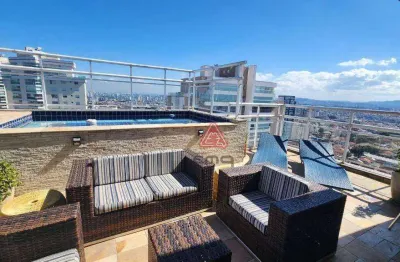 Cobertura duplex com 5 dormitórios à venda, 472 m² por r$ 6.500.000 - santa teresinha - são paulo/sp
