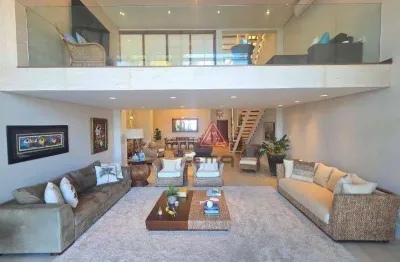 Sobrado com 4 dormitórios à venda, 458 m² por r$ 7.900.000 - balneário praia do pernambuco - guarujá/sp
