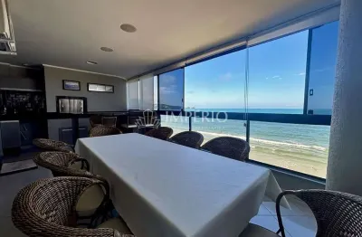 Apartamento frente mar mobiliado com vista total da orla de itapema