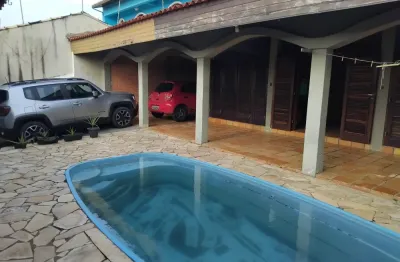 Casa para venda, itanhaém / sp casa com piscina e churrasqueira